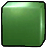 1段ブロック・メタル緑の画像