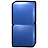 2段ブロック・メタル青の画像