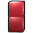 2段ブロック・メタル赤の画像