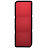 3段ブロック・赤のアイコン画像