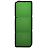 3段ブロック・緑のアイコン画像