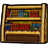 お菓子の本棚の画像