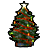 クリスマスツリーのアイコン画像