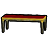 ごうかなテーブル大・赤の画像
