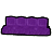 紫水晶のベンチの画像