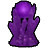 紫水晶の置物の画像