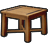 白木のテーブル小の画像