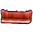 苺お菓子のベンチの画像