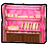 苺お菓子の食器棚の画像