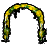 花のアーチ・黄のアイコン画像