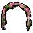花のアーチ・桃のアイコン画像
