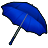 青い傘のアイコン画像