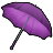 さくら色の傘のアイコン画像
