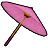 こぼれ桜の番傘の画像