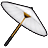 白い唐傘の画像