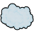 ふわふわ雲のラグの画像