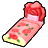 赤バラのベッドのアイコン画像