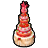 ウェディングケーキの画像