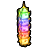 和風の５色ランプのアイコン画像