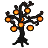 カボチャランタンの木のアイコン画像