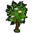 三角ランタンの木のアイコン画像