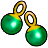 緑玉のピアスのアイコン画像