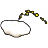 ふわふわ雲オブジェ・星の画像