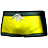 スマートな水着・黄のアイコン画像