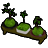 コケ玉の盆栽セットの画像