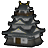 和風のお城の家のアイコン画像
