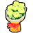 レタスの花束の画像