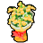 サンゴールドの花束のアイコン画像