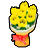 イエローの花束の画像