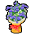 ラベンダーの花束のアイコン画像